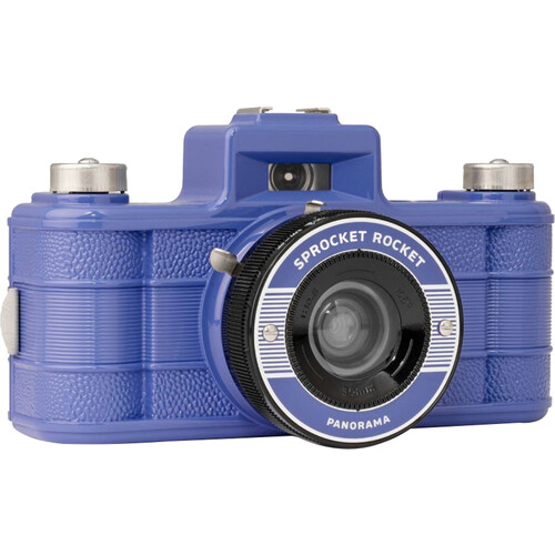 Lomography Sprocket Rocket 35mm Film Camera (Baja Blue)