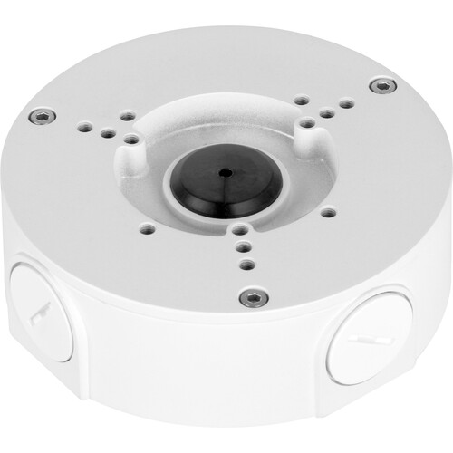 Lorex ACCJ7R3W Outdoor Round Junction Box for 3-Screw Base Cameras (White)