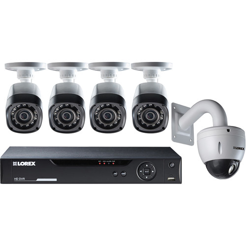 Lorex Cloud 8Channel DVR with 2TB HDD and 1 PTZ/4 Bullet