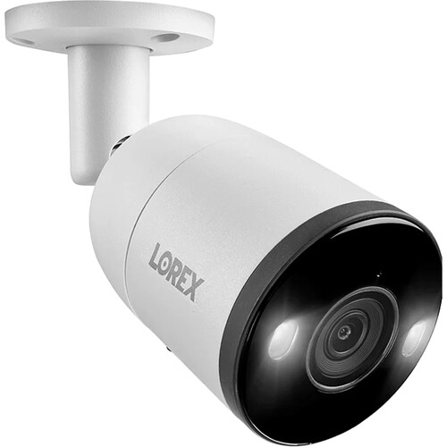 Lorex E893AB-E 4K UHD Smart Deterrence Outdoor Network Bullet Camera with Night Vision