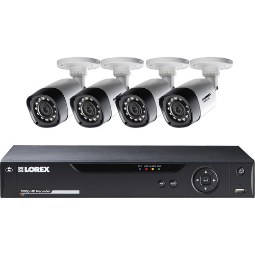 Lorex 8 Channel 1080p Dvr With 1tb Hdd And 4 1080p Lhv21081tc4b