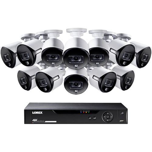 Lorex 16-Channel 4K UHD DVR with 3TB HDD & 12 LHV51163T12KXB