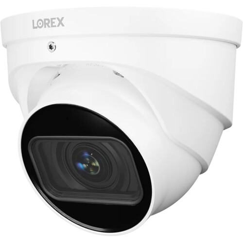 Lorex LNE95MDW N4 Lite Nocturnal Series 4K UHD Outdoor Network Turret Camera with Night Vision (White)