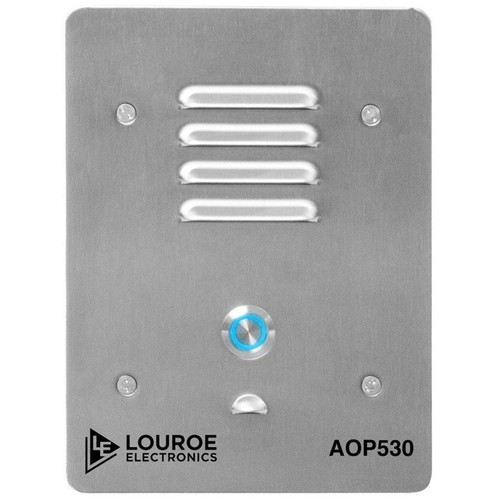 Louroe VeriFact 530 Wall Mount Speaker/Microphone for IP Cameras