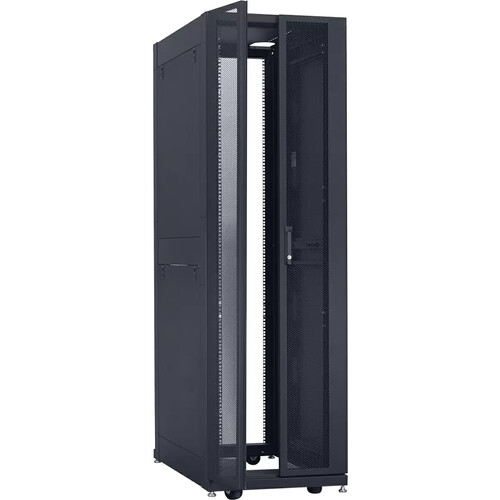 Lowell Manufacturing Data Rack with Doors (42 RU 48