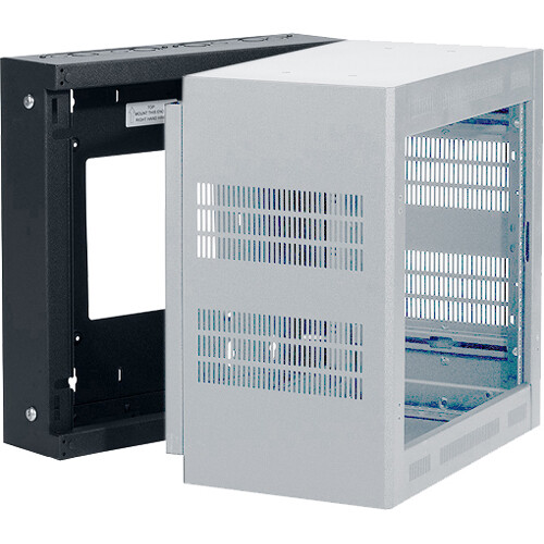 Lowell Manufacturing Wall-Mounted Backbox-Only Rack Cabinet