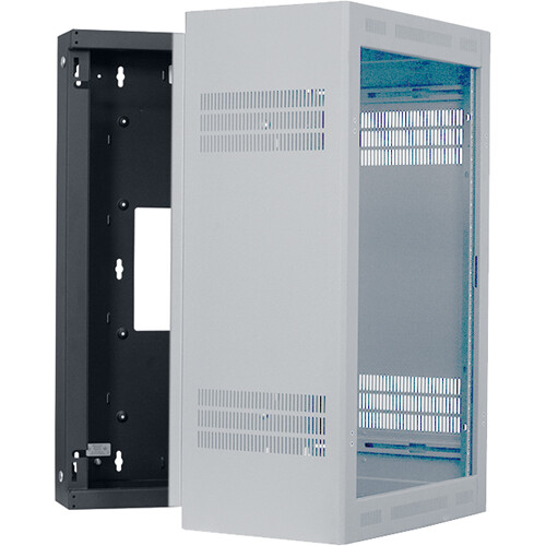 Lowell Manufacturing Rack Sectional Wall-Mount Back Box for LWR Series 18 RU Cabinet (19 23 28 and 32