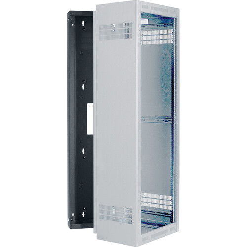 Lowell Manufacturing Rack Sectional Wall-Mount Back Box for LWR Series 35 RU Cabinet (19 and 23