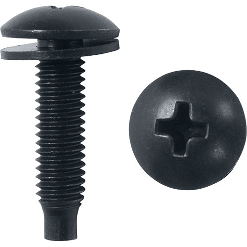 Lowell Manufacturing 10-32 Phillips Truss Head (Black 100-Pack)