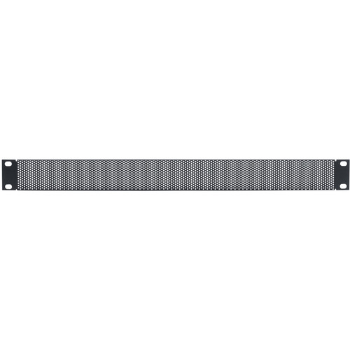 Lowell Manufacturing SVP Series Vented 18-Gauge Steel Panel (1 RU Small Holes 12 Pack}