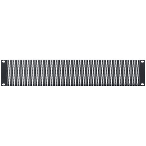 Lowell Manufacturing SVP Series Vented 18-Gauge Steel Panel (2 RU Small Holes 12 Pack}