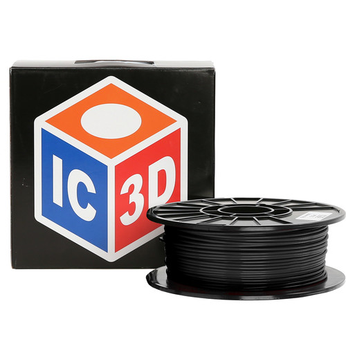 IC3D Industries 3mm IC3D PETG Filament (1 kg Black)