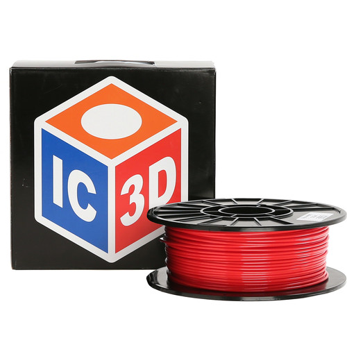 IC3D Industries 3mm IC3D PETG Filament (1 kg Red)