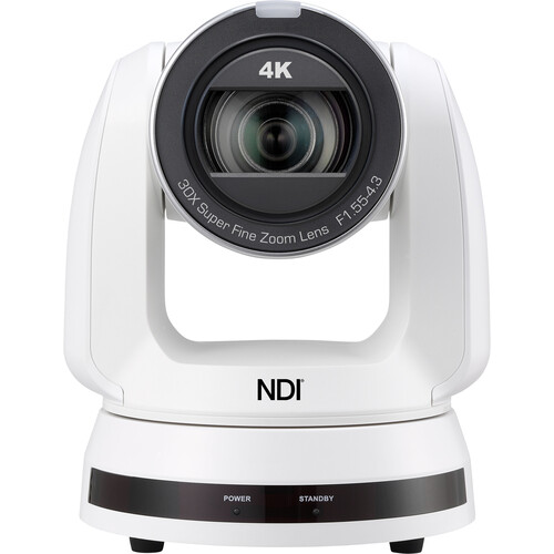 Lumens VC-A71P-HN UHD 4K NDI PTZ Camera (White)
