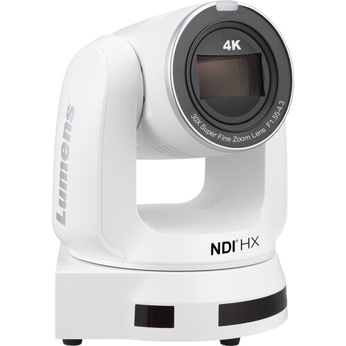 Lumens VC-A71PN 4K60 NDI|HX/HDMI PTZ Camera with 30x Optical Zoom (White)