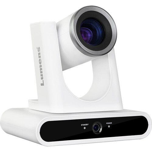 Lumens VC-TR40W Dual-Lens AI Auto-Tracking Full HD Camera with 20x Optical Zoom (White)