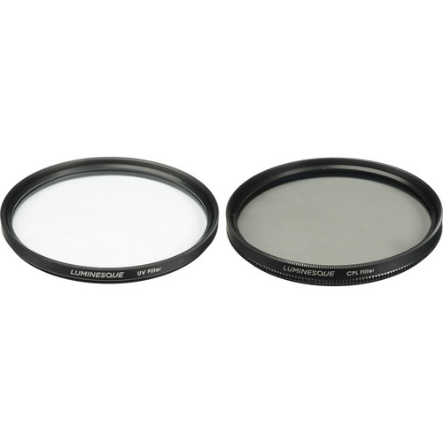 Luminesque 82mm UV and Circular Polarizer Multi Coated Pro Filter Kit