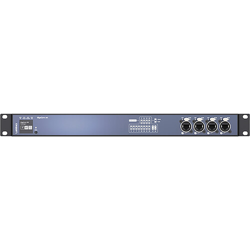 Luminex GigaCore 18T 16-Port Gigabit EtherCon / RJ45 PoE++ Compliant Managed AV Switch with SFP+