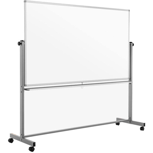 Luxor Porcelain Mobile Dry-Erase Whiteboard (72 x 40