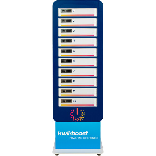 Luxor KwikBoost Multi-Device Charging Locker with Custom Graphics (10-Bay)