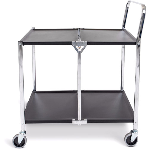 Luxor TwoShelf Collapsible Metal Utility Cart MSCC2 B&H Photo
