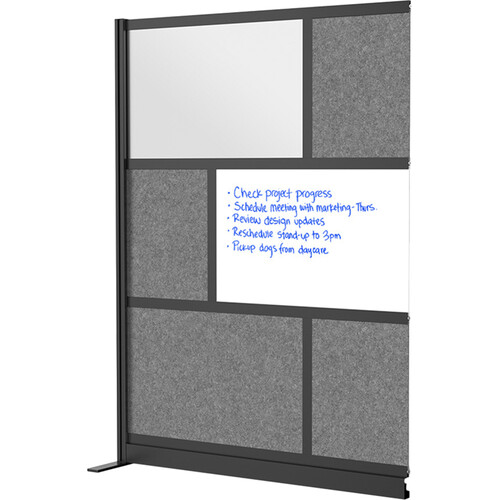 Luxor Modular Room Divider Add-On Wall with Whiteboard (53 x 70