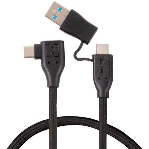 Luxor SideTrak USB-C Cable with Integrated USB-A Adapter (18