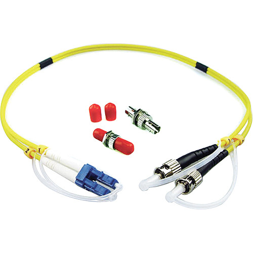 Lynx Technik AG Duplex LC Connector to Duplex ST Connector Fiber Optic Adapter Kit