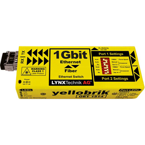 Lynx Technik AG OET 1514 1G Ethernet to Fiber Transceiver (Extender Multimode)