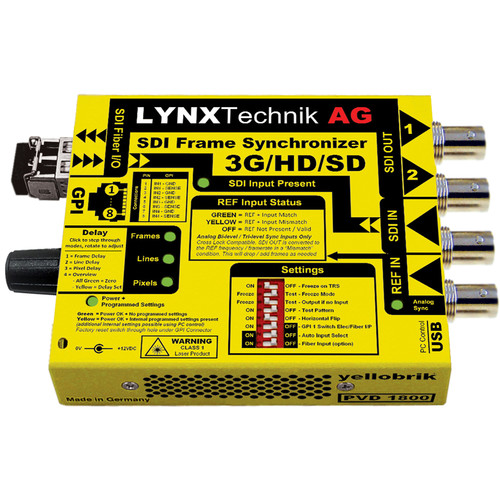 Lynx Technik AG 3G/HD/SD SDI Frame Synchronizer (3GB)