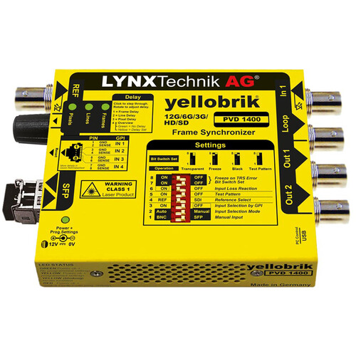 Lynx Technik AG PVD 1400 12G-SDI Frame Synchronizer