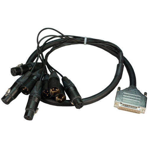 Lynx Technik AG D-Sub 25 to 4 Male/4 Female XLR Audio Cable