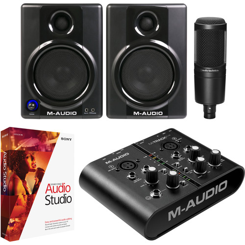 MAudio MTrack Plus Desktop/Mobile Recording System B&H Photo