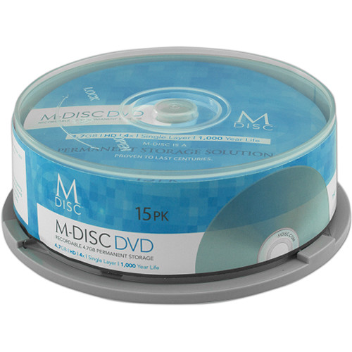 MDISC DVDR Discs (15Pack) MDHA015 B&H Photo Video