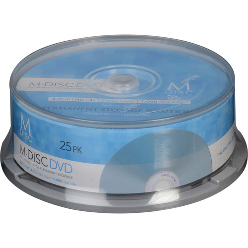 MDISC DVDR Discs (25Pack) MDHA025C B&H Photo Video