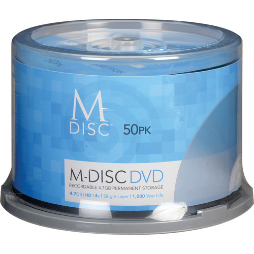 MDISC DVDR Discs (50Pack) MDHA050C B&H Photo Video