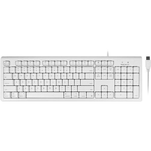 Macally 104 Key Full-Size USB Keyboard (