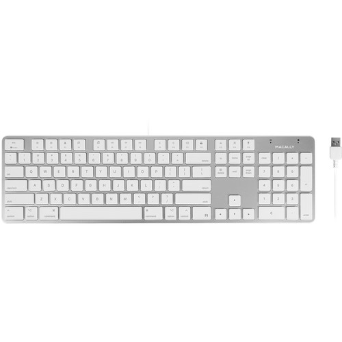 usb wired keyboard with apple shortcut keys for mac