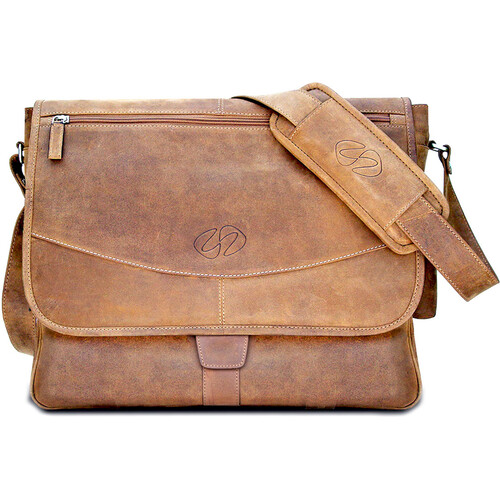 MacCase Premium Leather Messenger Bag (Vintage)