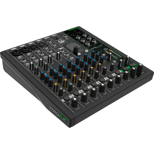 Mackie ProFX10v3+ 10-Channel Analog Mixer with Built-In FX USB Recording and Bluetooth