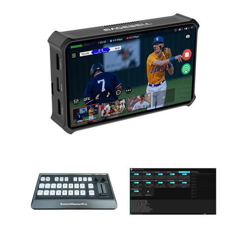 Magewell Director Mini Compact Live Streaming Kit with Small 8-Channel Control Surface & MIDI Control Pro License