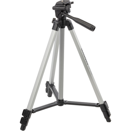 Magnus GP-100 Light-Duty Tripod with Pan Head Smartphone Adapter and GoPro Mount