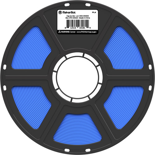 MakerBot 1.75mm PLA True Color Series Filament (2.2 lb True Blue)