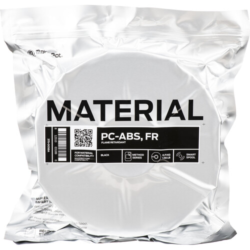 MakerBot 1.75mm Specialty PC-ABS Fire-Retardant Filament (0.71 kg Black)