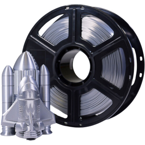 MakerBot 1.75 mm Sketch PLA Metallic Color Series Filament (2.2lb Shimmering Silver)