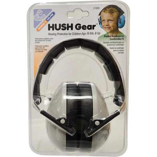 Maloney StageGear Covers Hush Gear Hearing Protection Ear Muffs for Kids (Gray)