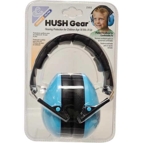 Maloney StageGear Covers Hush Gear Hearing Protection Ear Muffs for Kids (Blue)