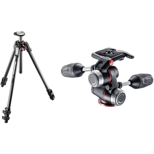 Manfrotto MT190CXPRO3 Carbon Fiber Tripod with MHXPRO3W 3Way