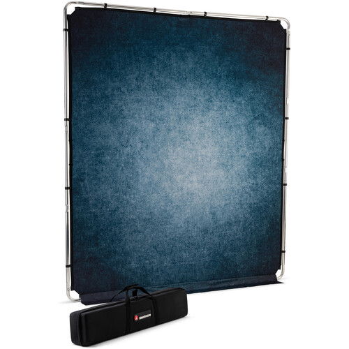 Manfrotto EzyFrame Vintage Background Kit (6.5 x 7.5' Ink)