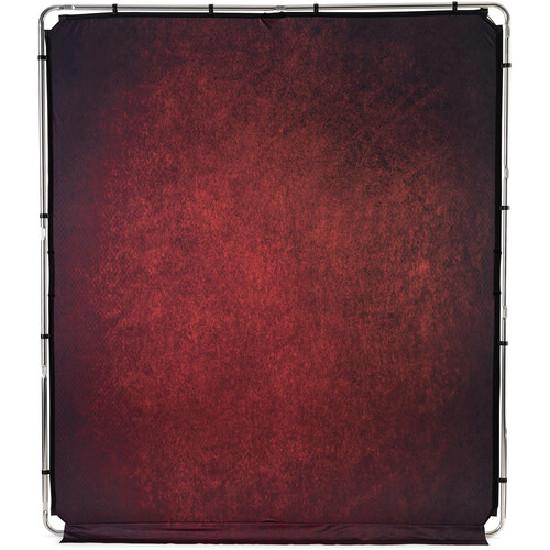 Manfrotto EzyFrame Vintage Background Kit (6.5 x 7.5' Crimson)